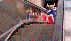 Viking madness grips Boston escalator as Norway fans march toward World Cup match Education Melbourne